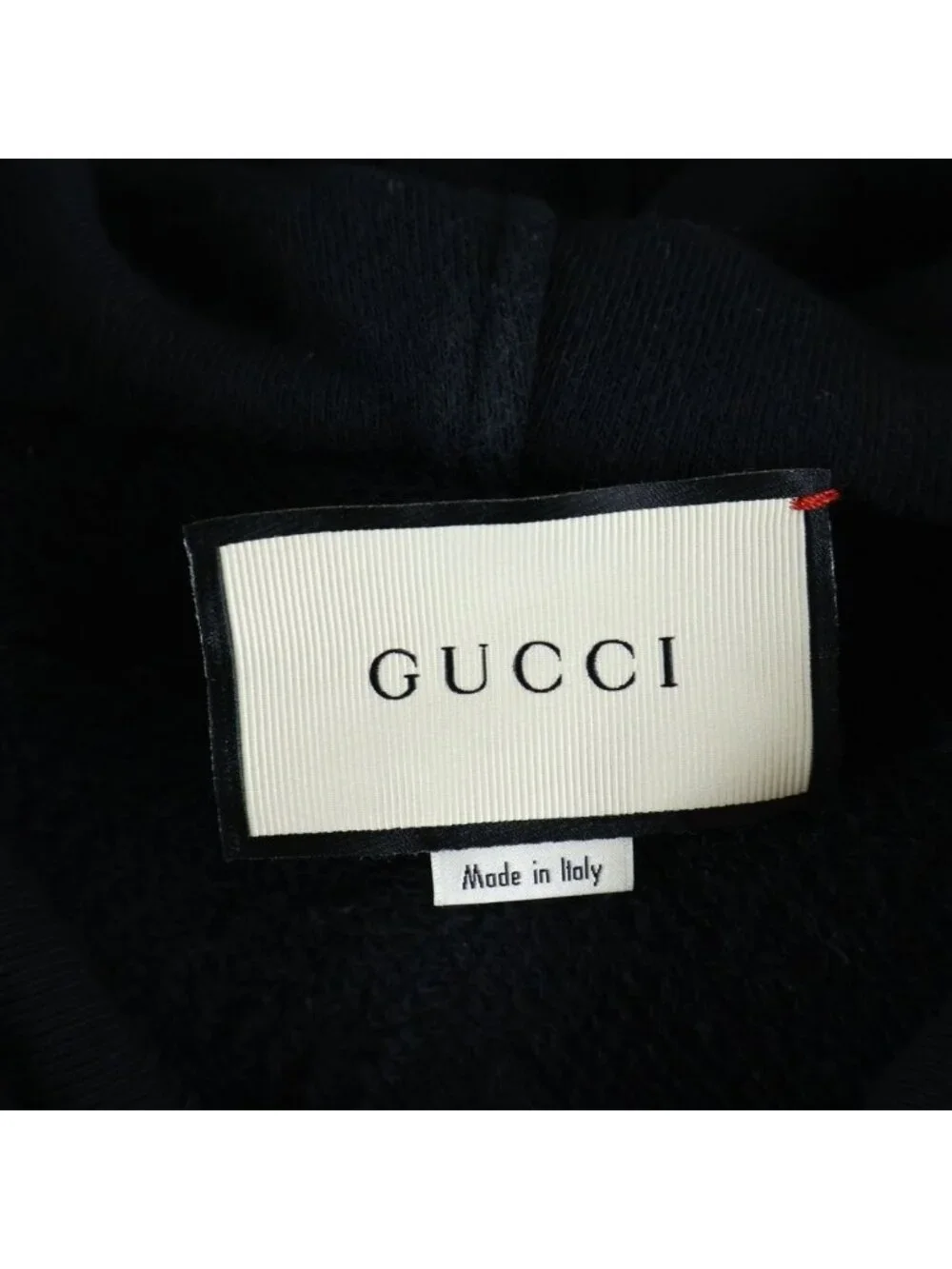 Gucci Logo Hoodie Pullover Black